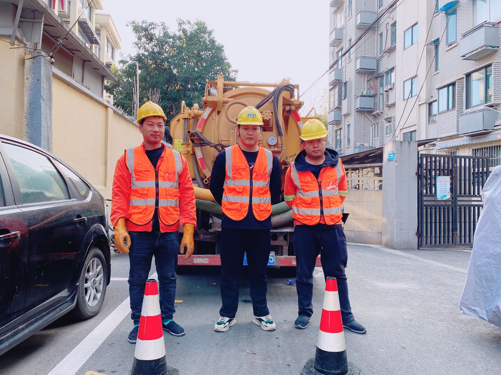 海宁南京某小区管道清淤检测施工
